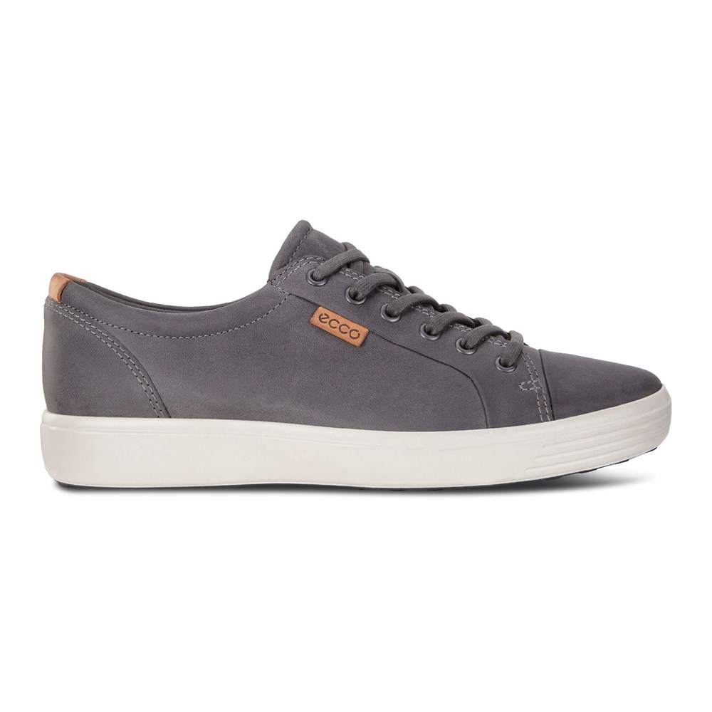 ECCO Mens Sneakers Dark Grey - Soft 7S - PGC-342970